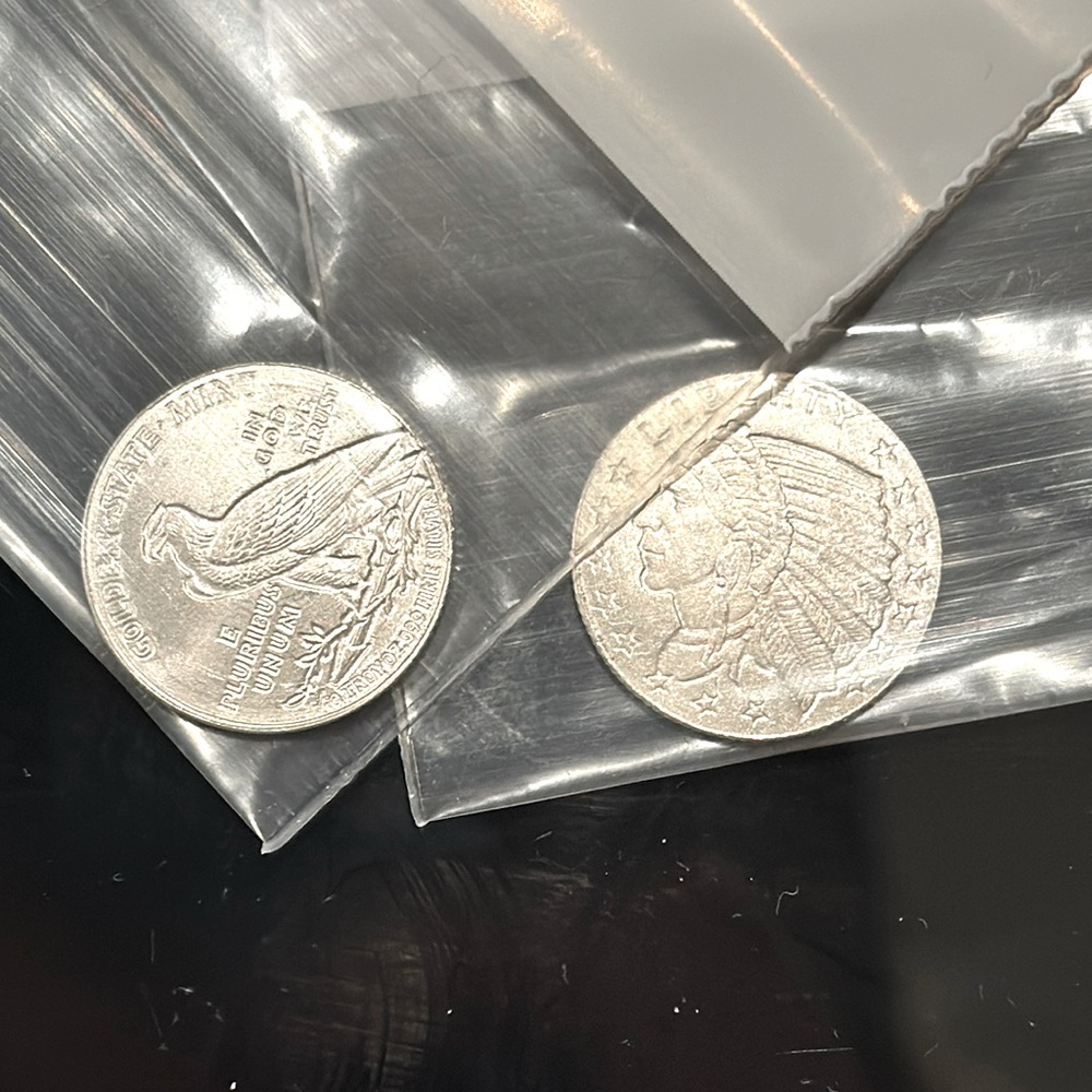 2  1/10th oz silver